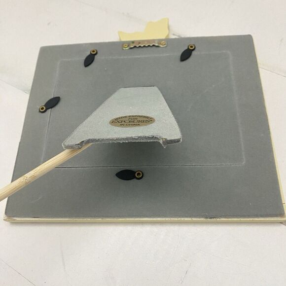 Vtg Exposures Hand Painted "November" Months of the Year 4X6 Picture Frame - Picture 9 of 11